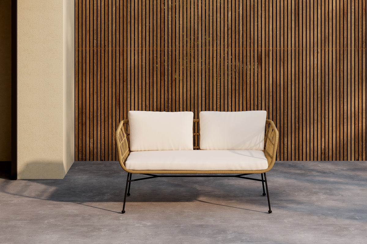 Rebellenclub Sirocco 2-Zits Tuinbank - Naturel