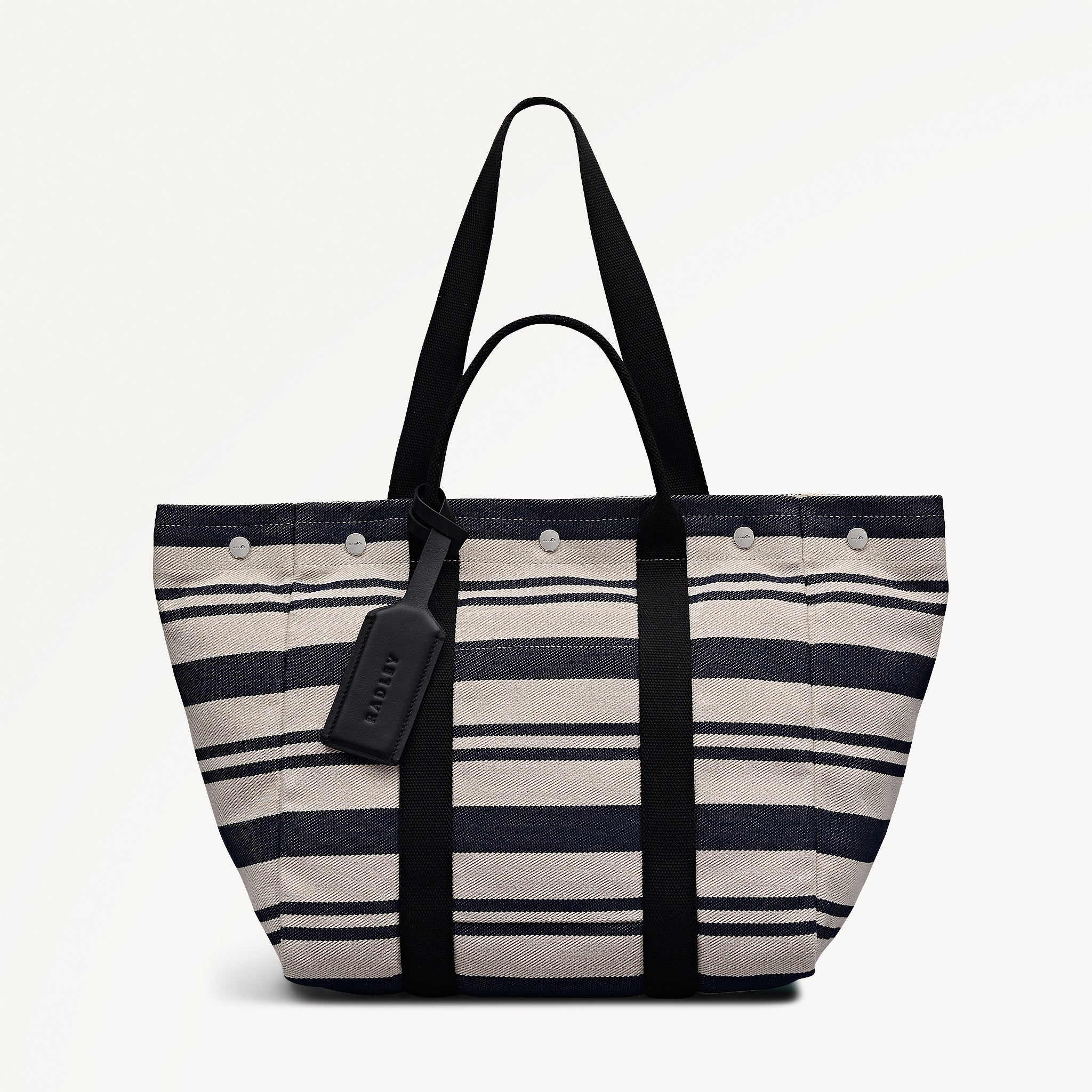 Hadleigh Place - Stripe - Large Open Top Tote
