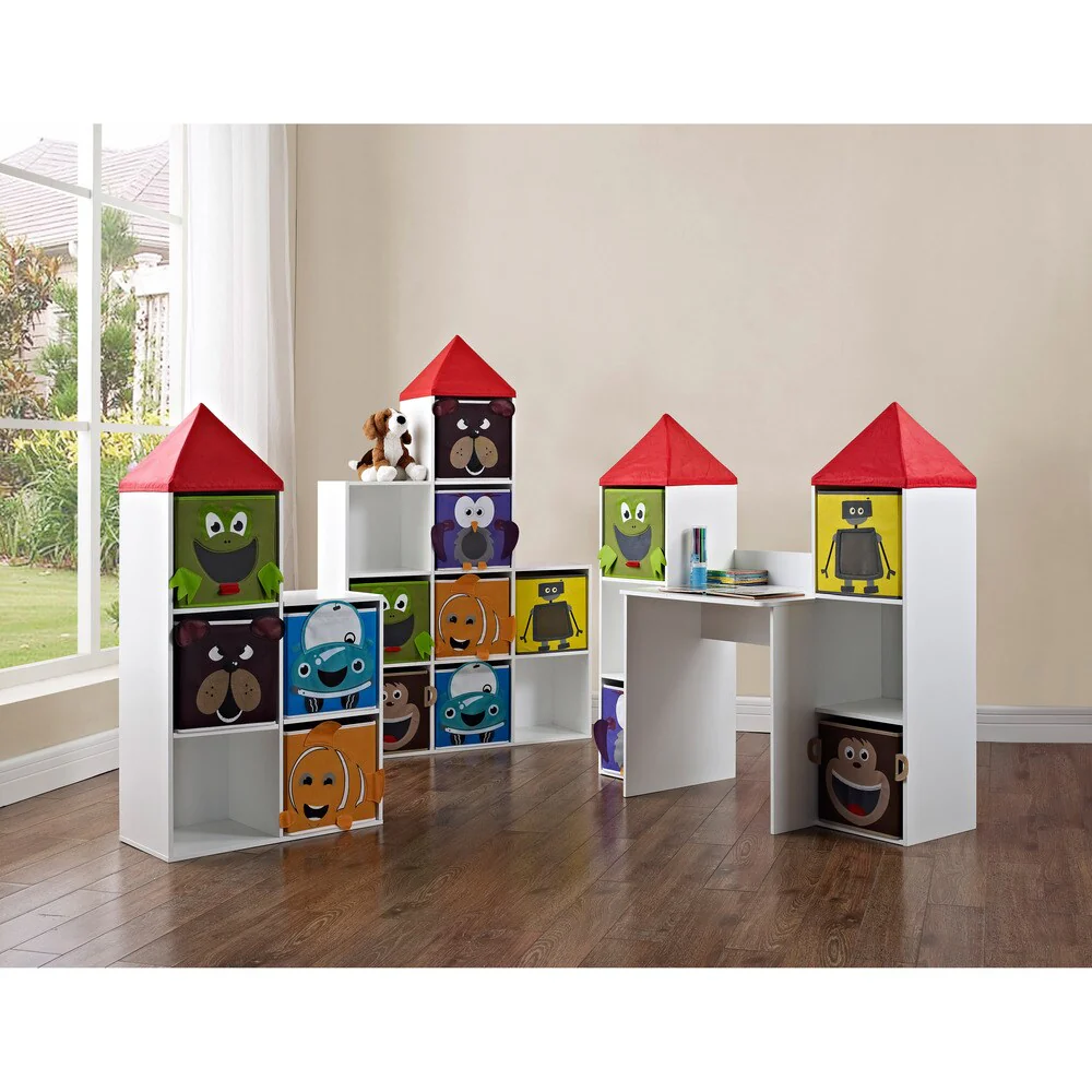 Ameriwood Home Castlebrook Kids 4-bin Workstation Desk