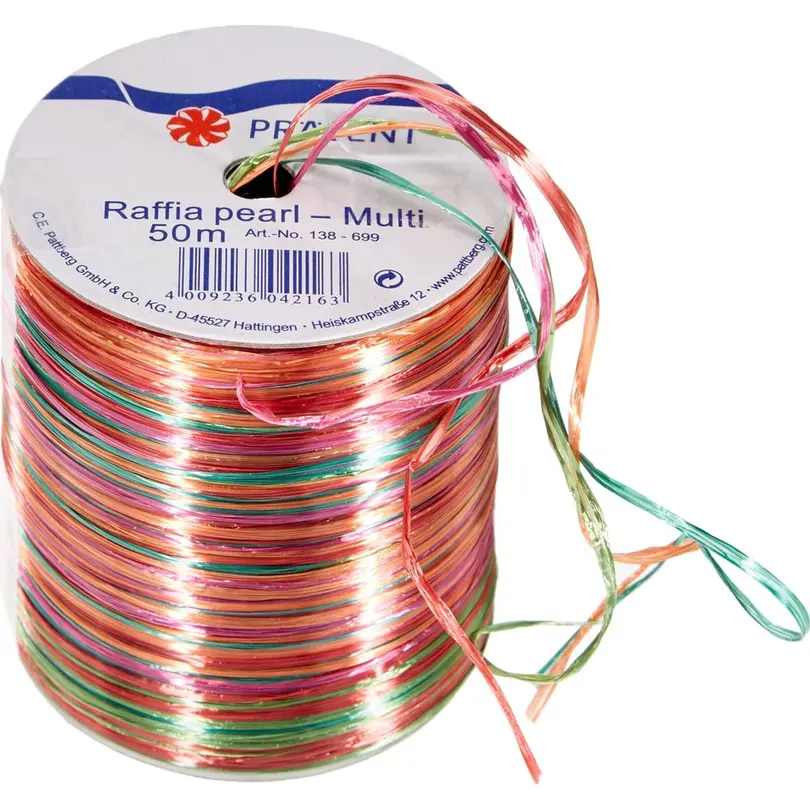 Geschenkband Raffia Pearl