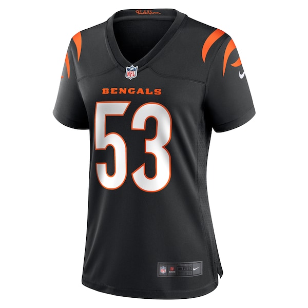 TJ Pesefea Cincinnati Bengals Nike Women's Team Game Jersey -  Black