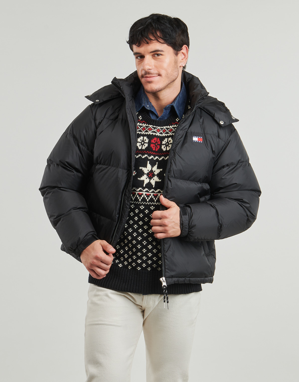 Tommy Jeans - TJM ALASKA DOWN PUFFER EXT - Black