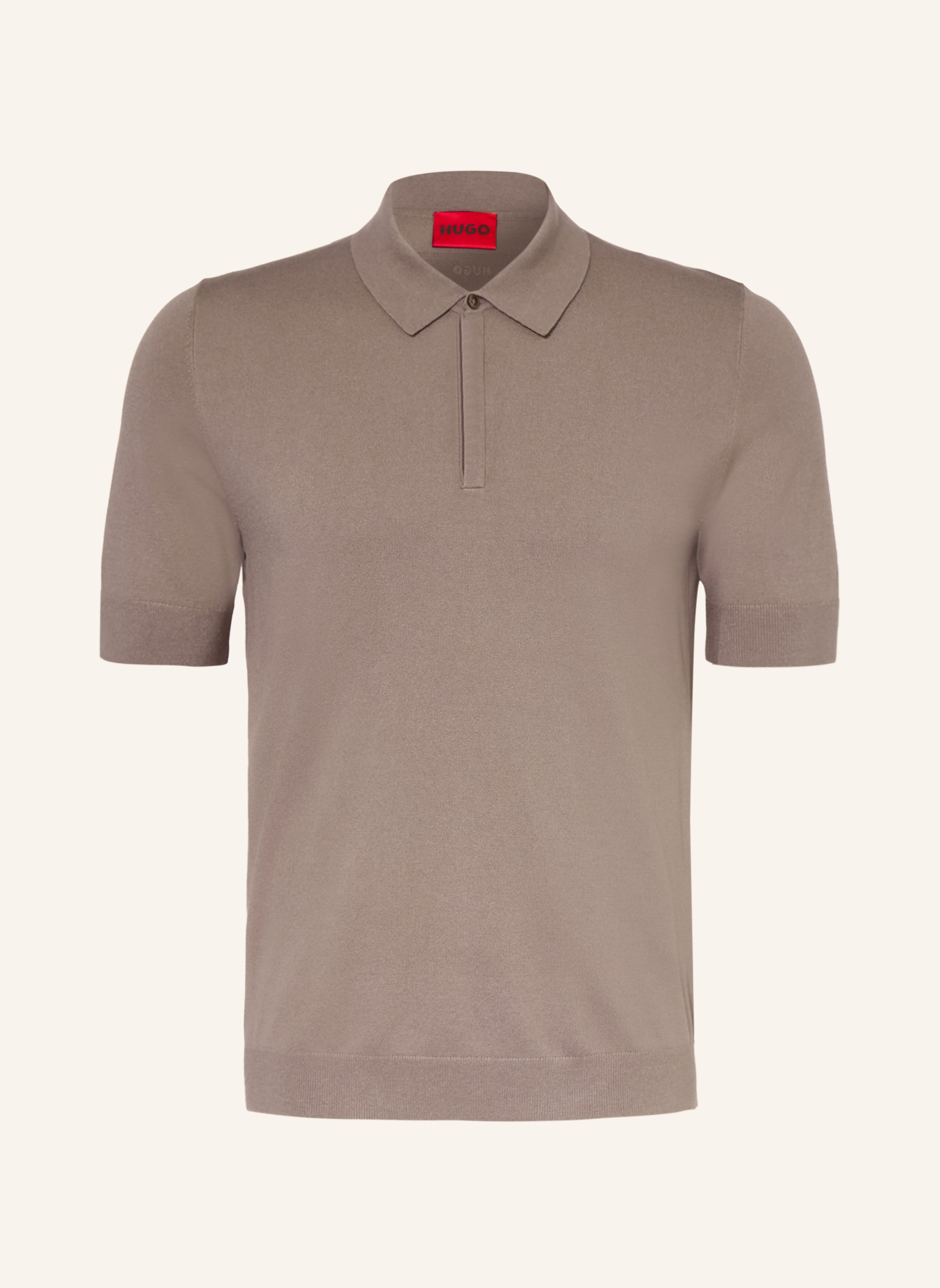 HUGO Strick-Poloshirt SAN PETER