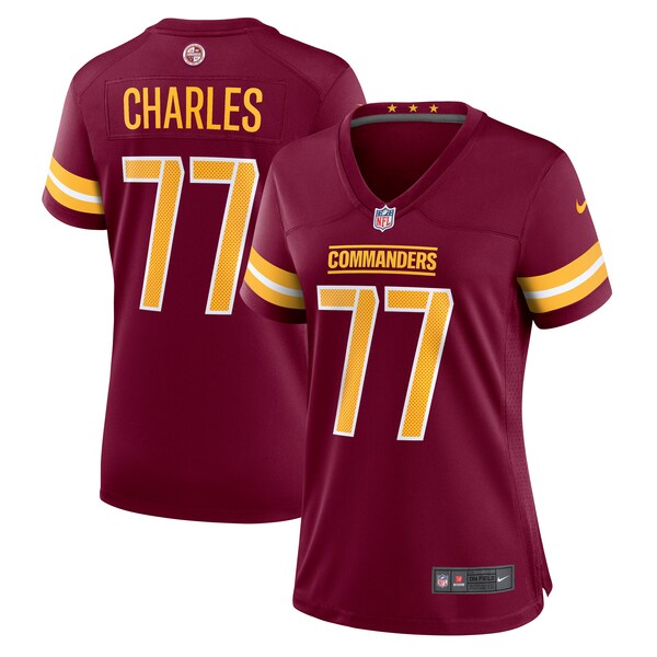 Saahdiq Charles Washington Commanders Nike Women's  Game Jersey -  Burgundy
