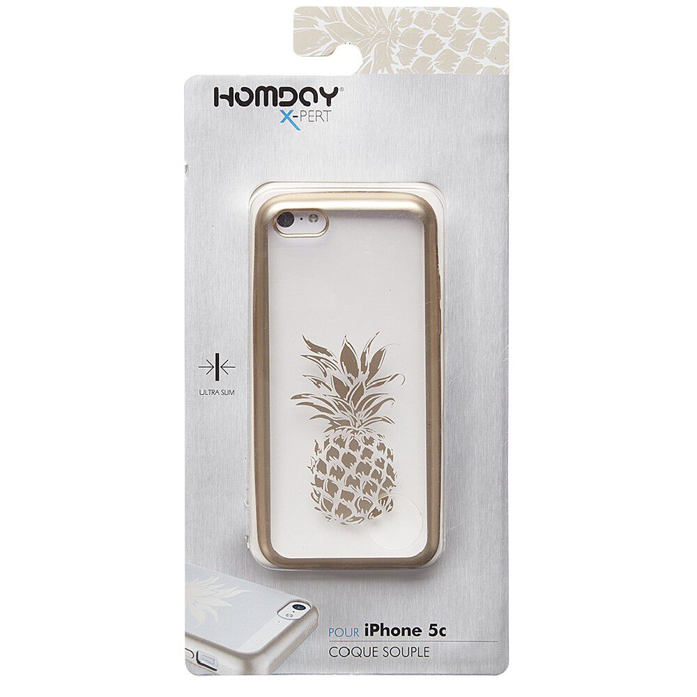 Coque souple Ananas pour IPhone 5c