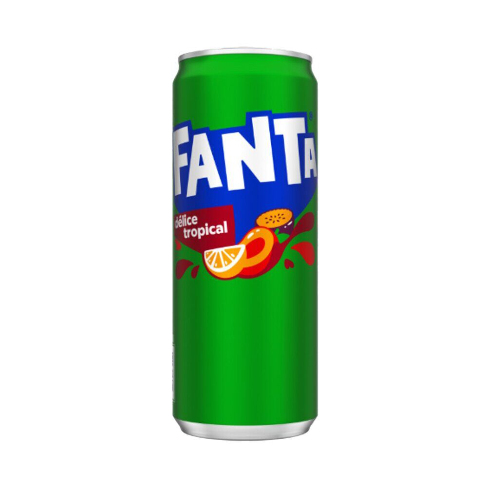 Boisson gazeuse Fanta tropical canette 33cl