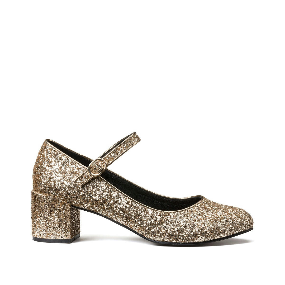 Ballerines babies paillettes à talon
