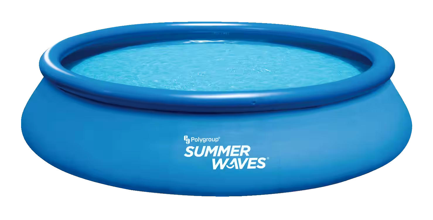 Summer Waves® Round Quick Set Inflatable Pool with Filter Pump, 15-ft x 36-in
