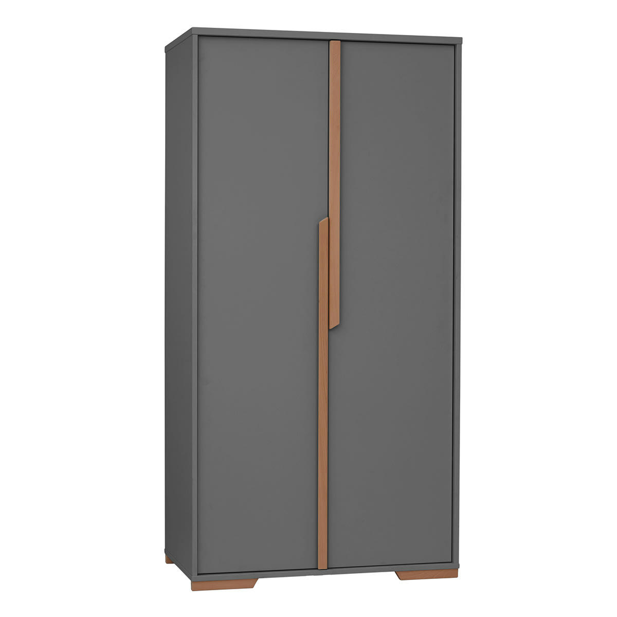 SNAP - Armoire 2 portes gris naturel