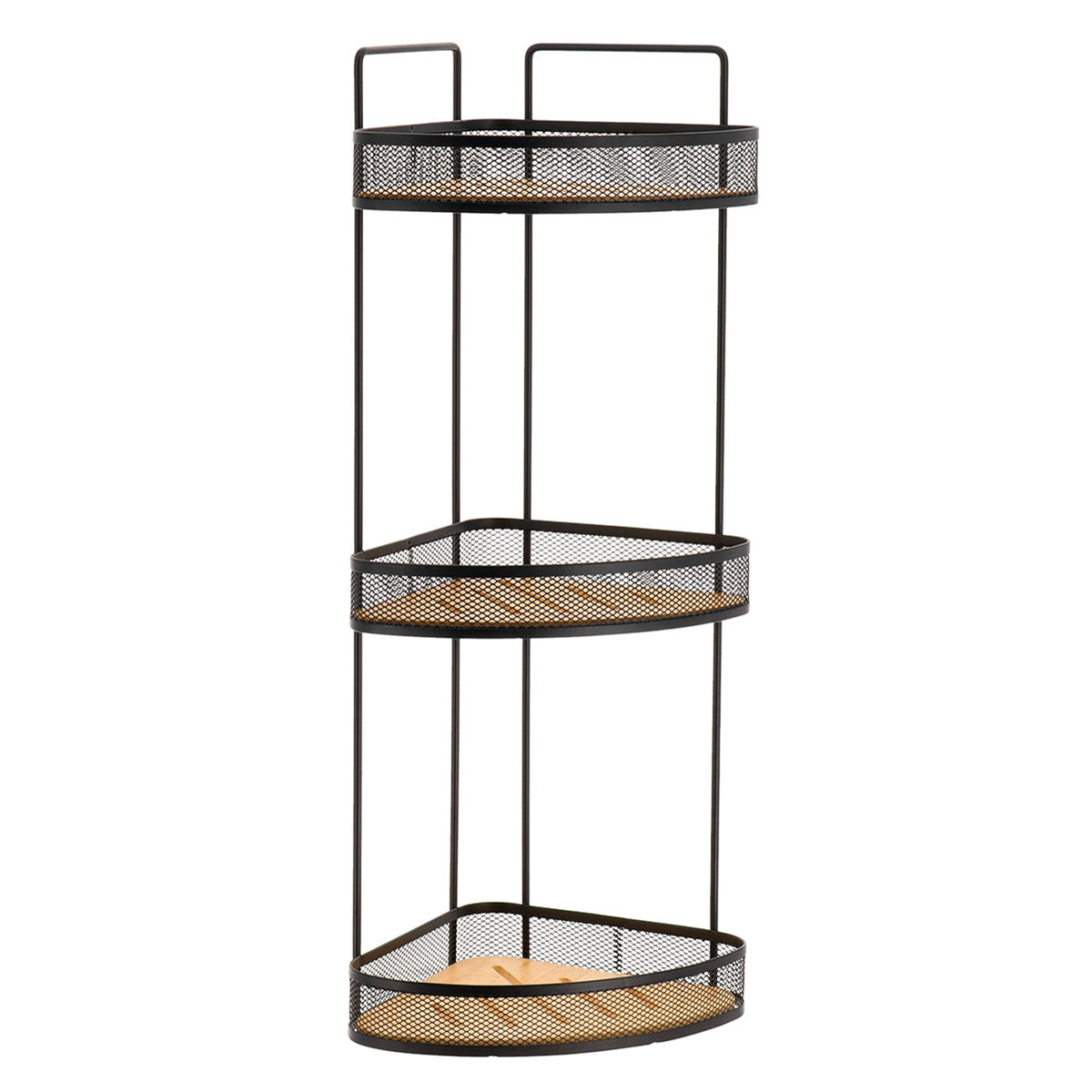 Suporte wc de canto preto