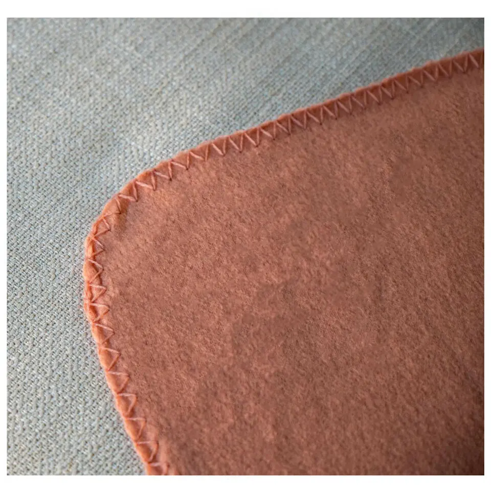 Excellent Houseware Deken-plaid - polyester roze - 170x130 cm