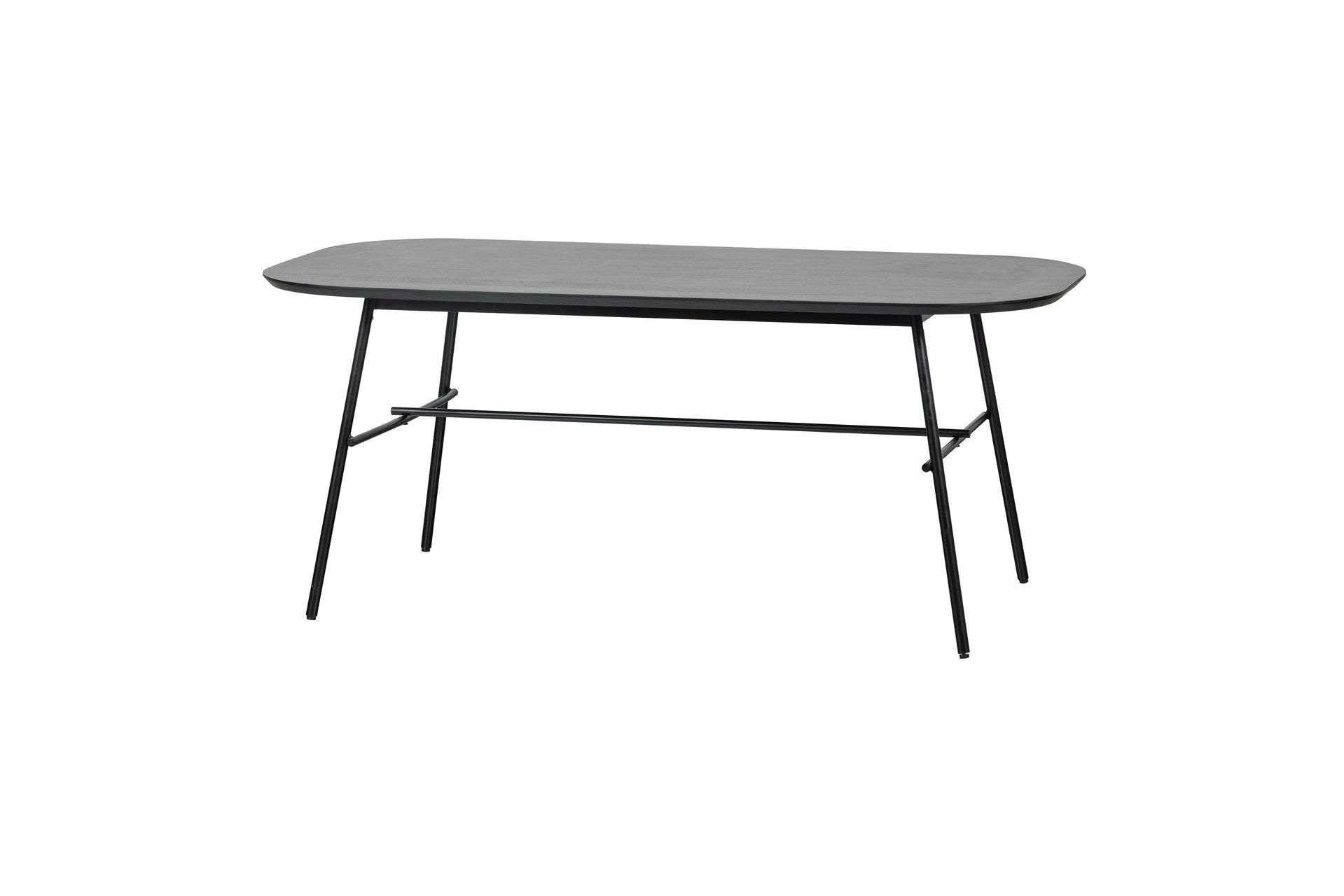 ELEGANCE - Table en bois de manguier noir