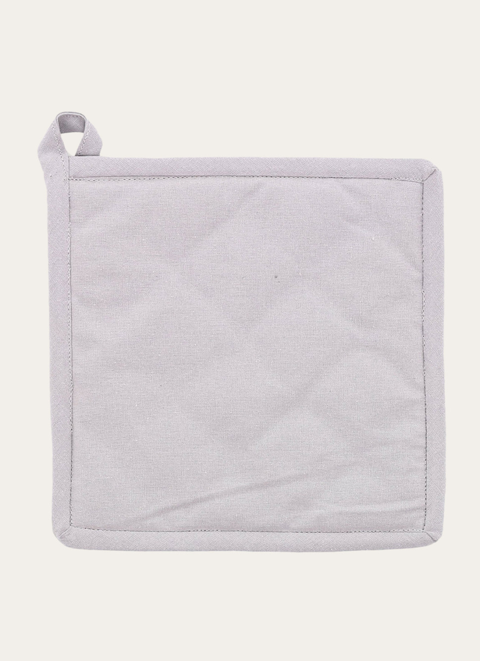 MANIQUE DE CUISINE EN COTON IMPRIMÉ MINI MOTIFS GRIS