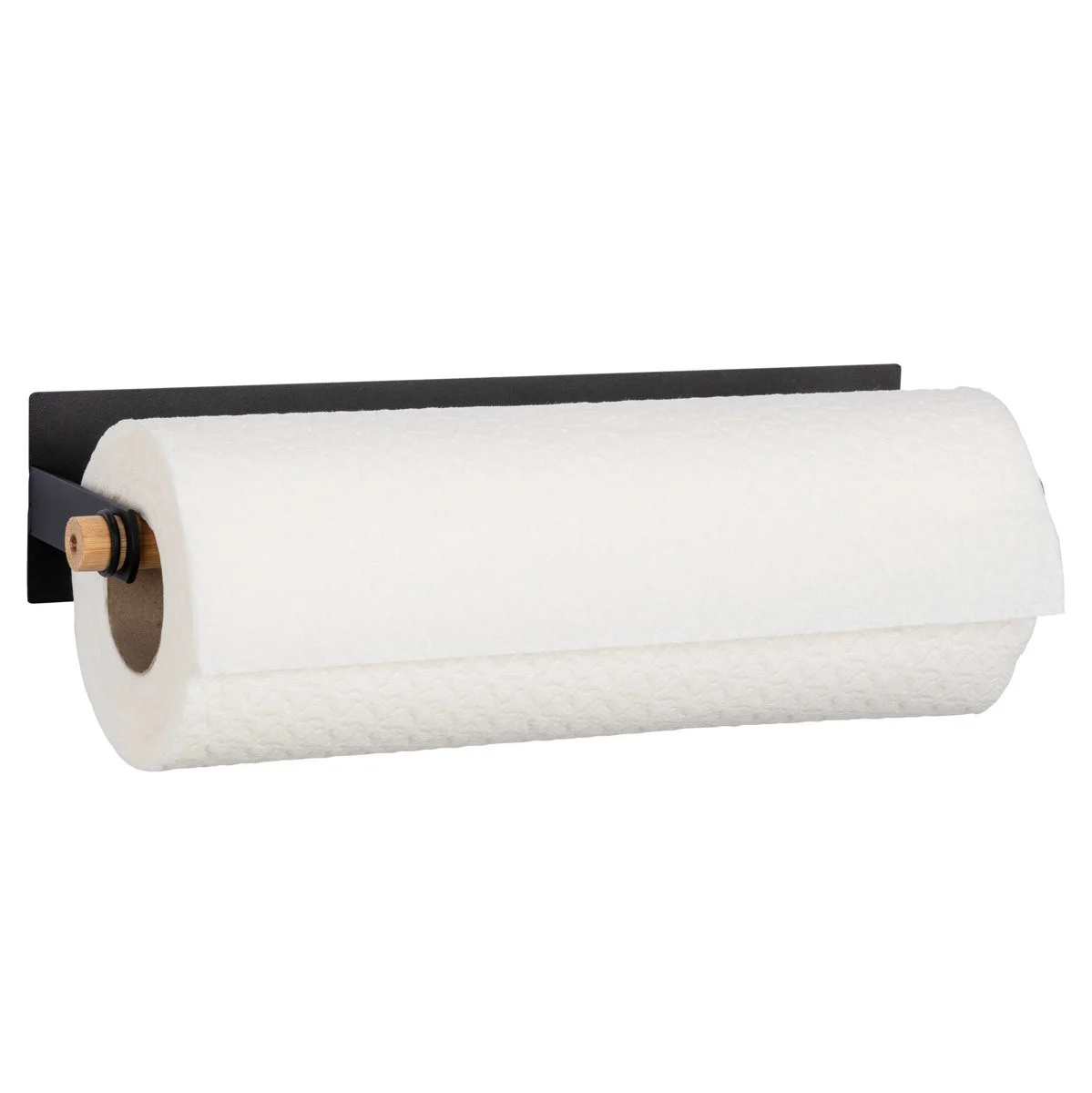 Uchwyt magnetyczny na rolki kuchenne MAGNA, bambus, 30 cm, WENKO