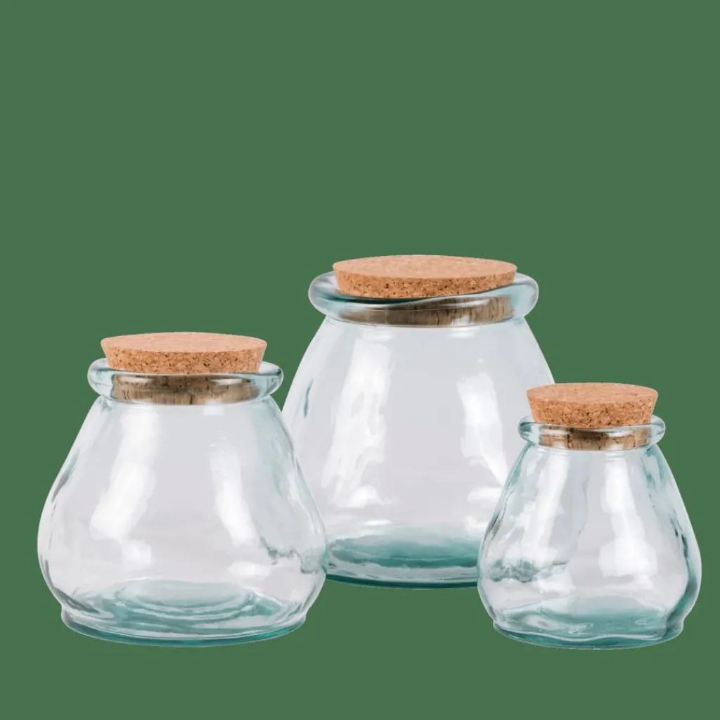 Bocaux^CASA BOLSO Pot à Provisions 80 CL Transparent
