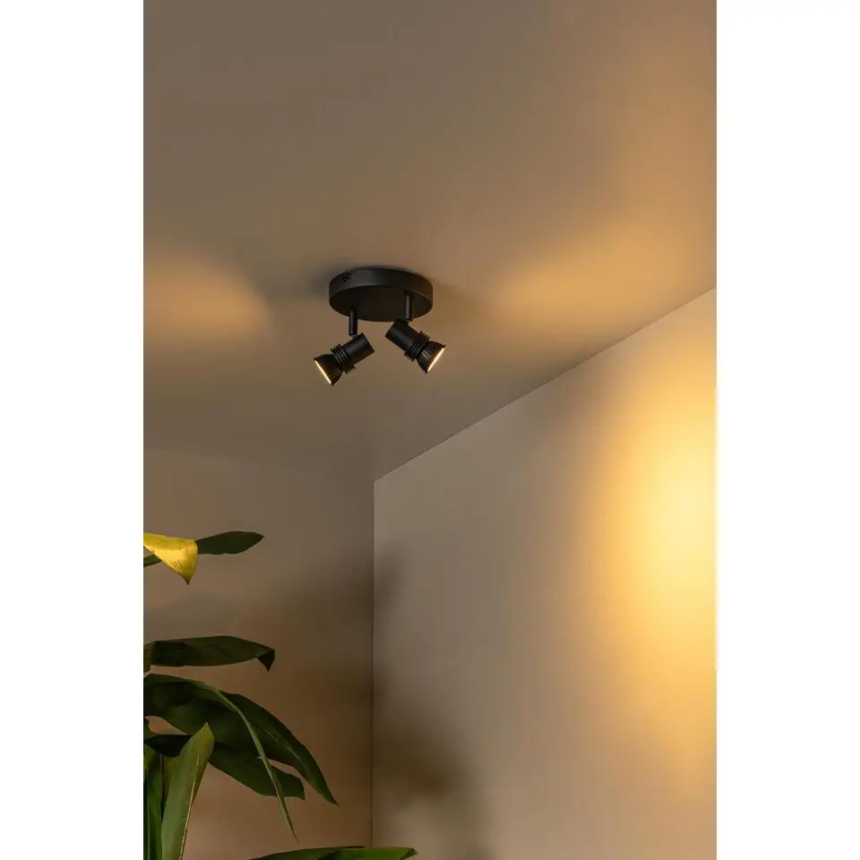 Lucide KIANTI Plafondspot - Zwart