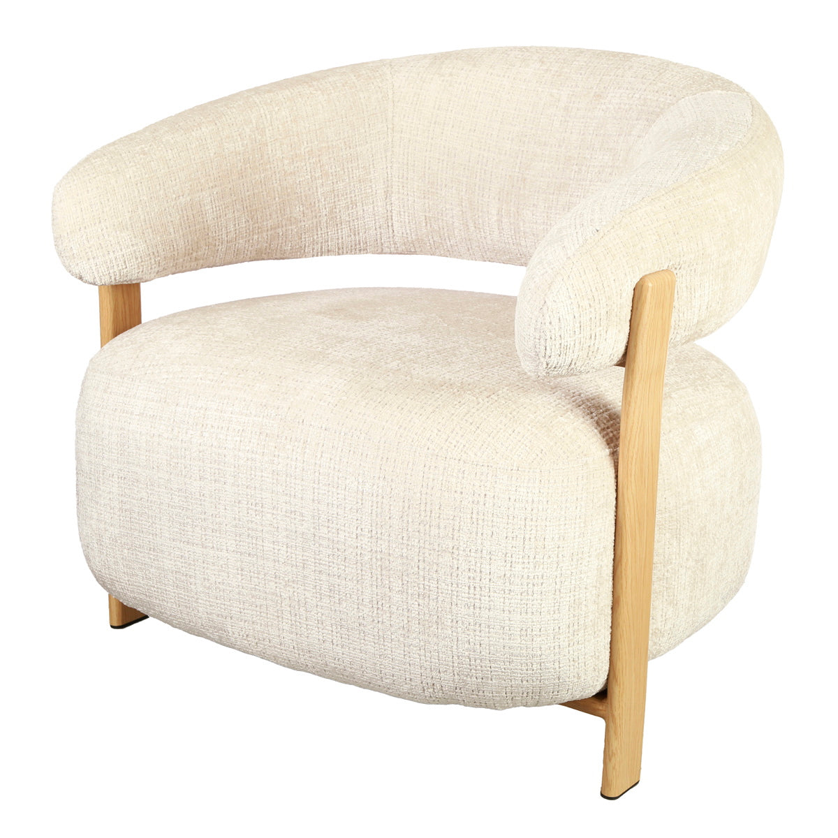 DÉJA Living Fauteuil Kalmar - Beige/Naturel Stof - 76x71x70cm