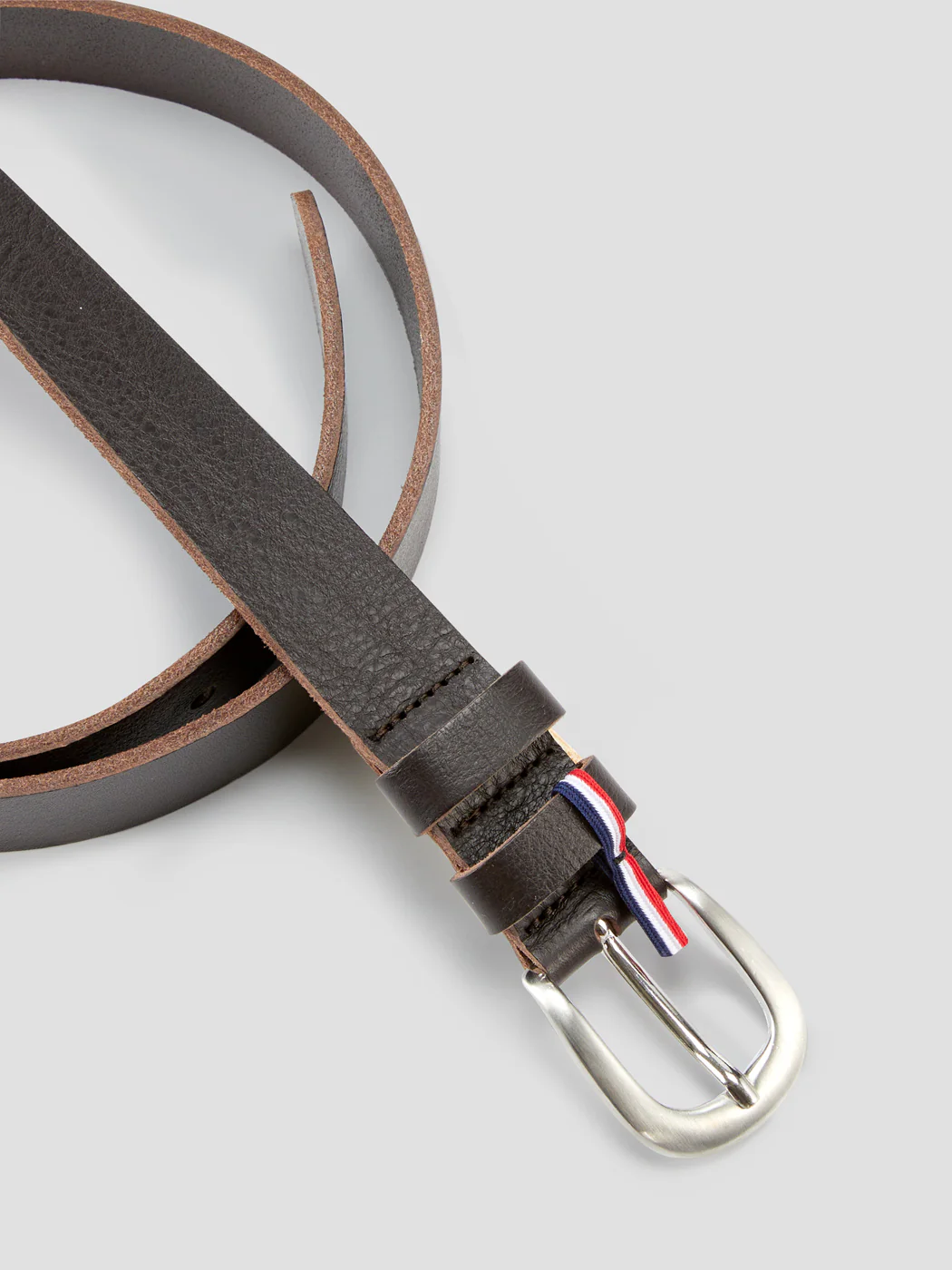 Ceinture fine en cuir