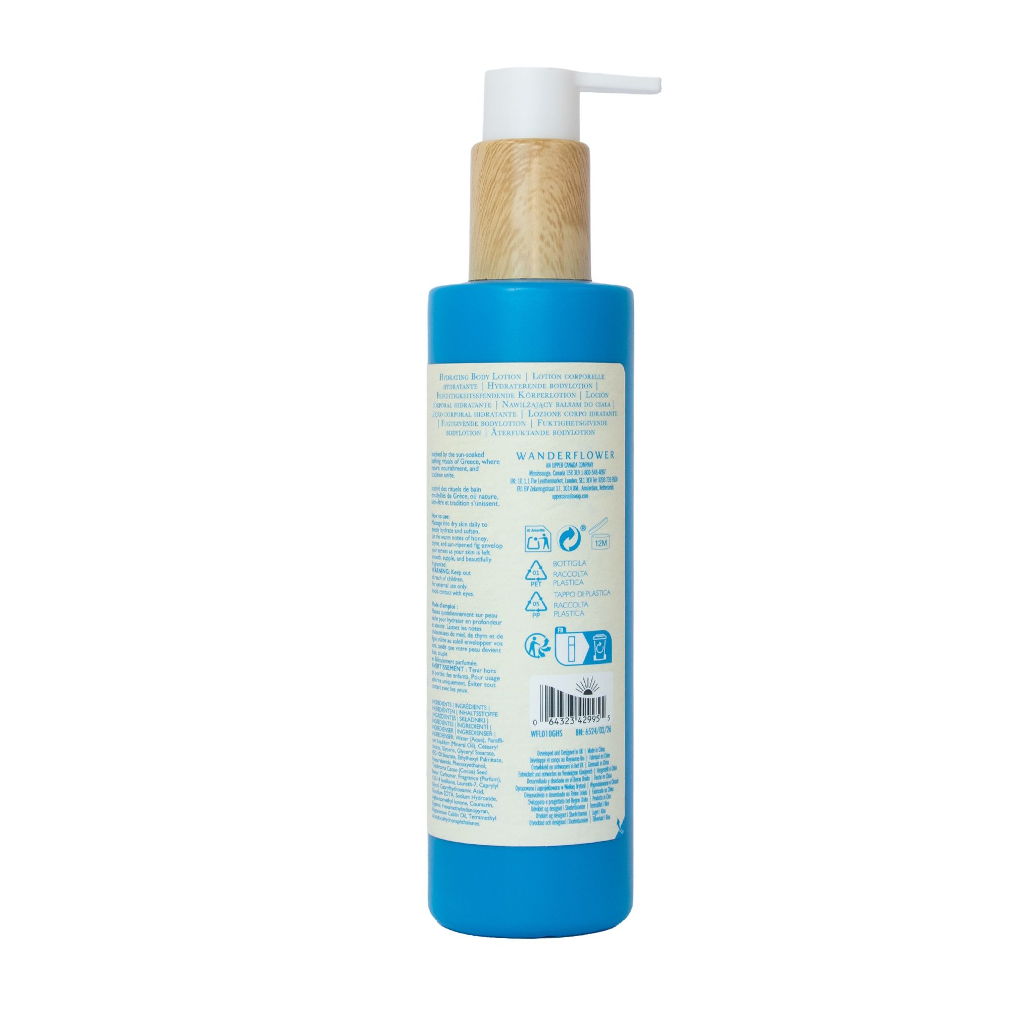Wanderflower Essence of Greece Hydrating Body Lotion 240ml