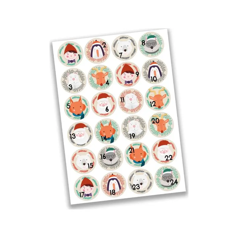 Sticker 24er-Set Elfen