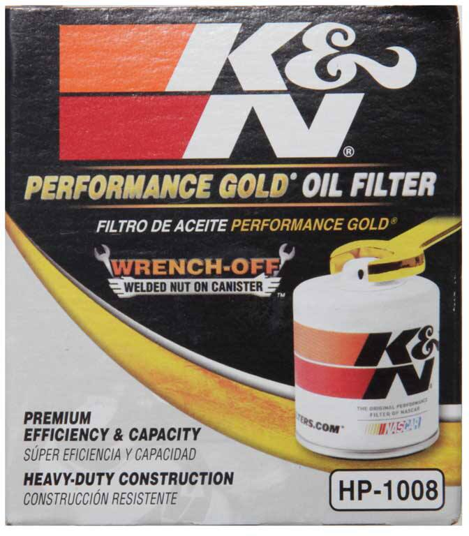 K&N HP1008 Performance Gold Oil Filter