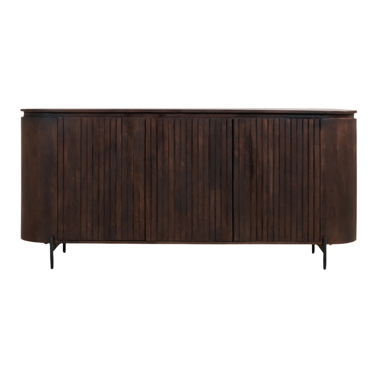 by fonQ Grand Dressoir Donkerbruin Mangohout - B 180 cm
