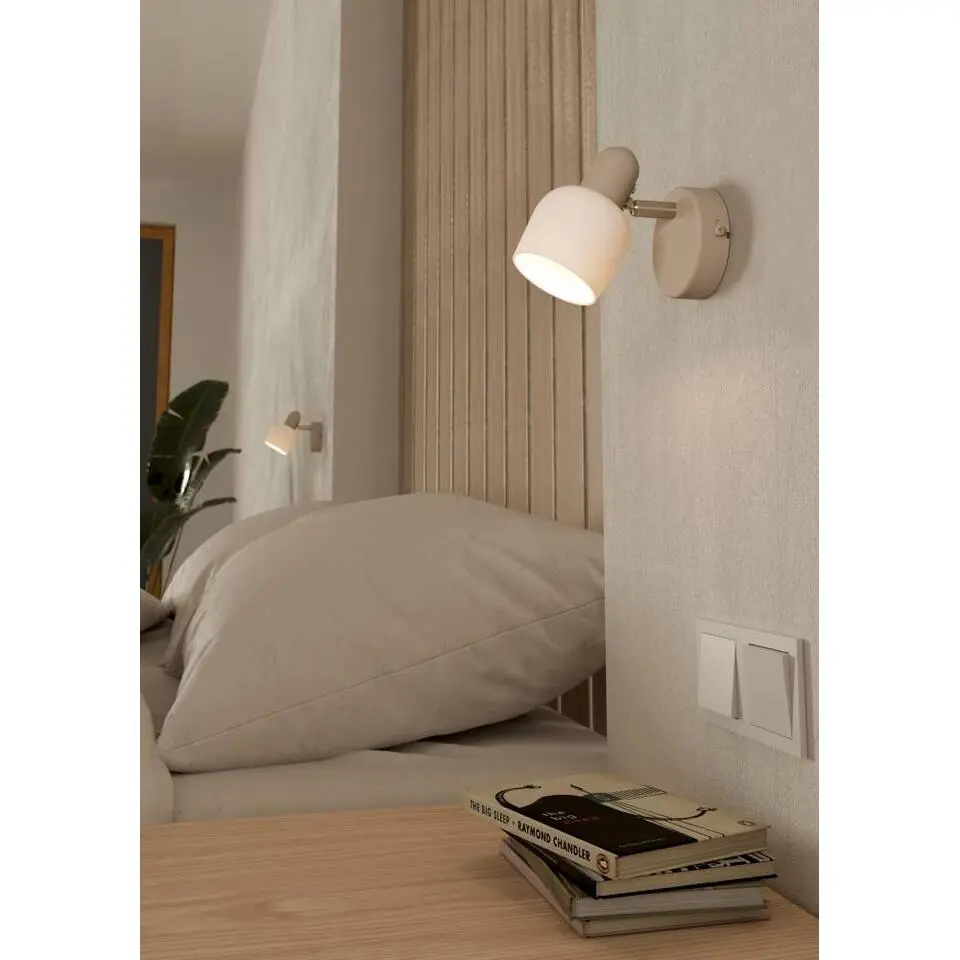EGLO Corato Spot - E14 - 15.5 cm - Wit/Beige - Glas