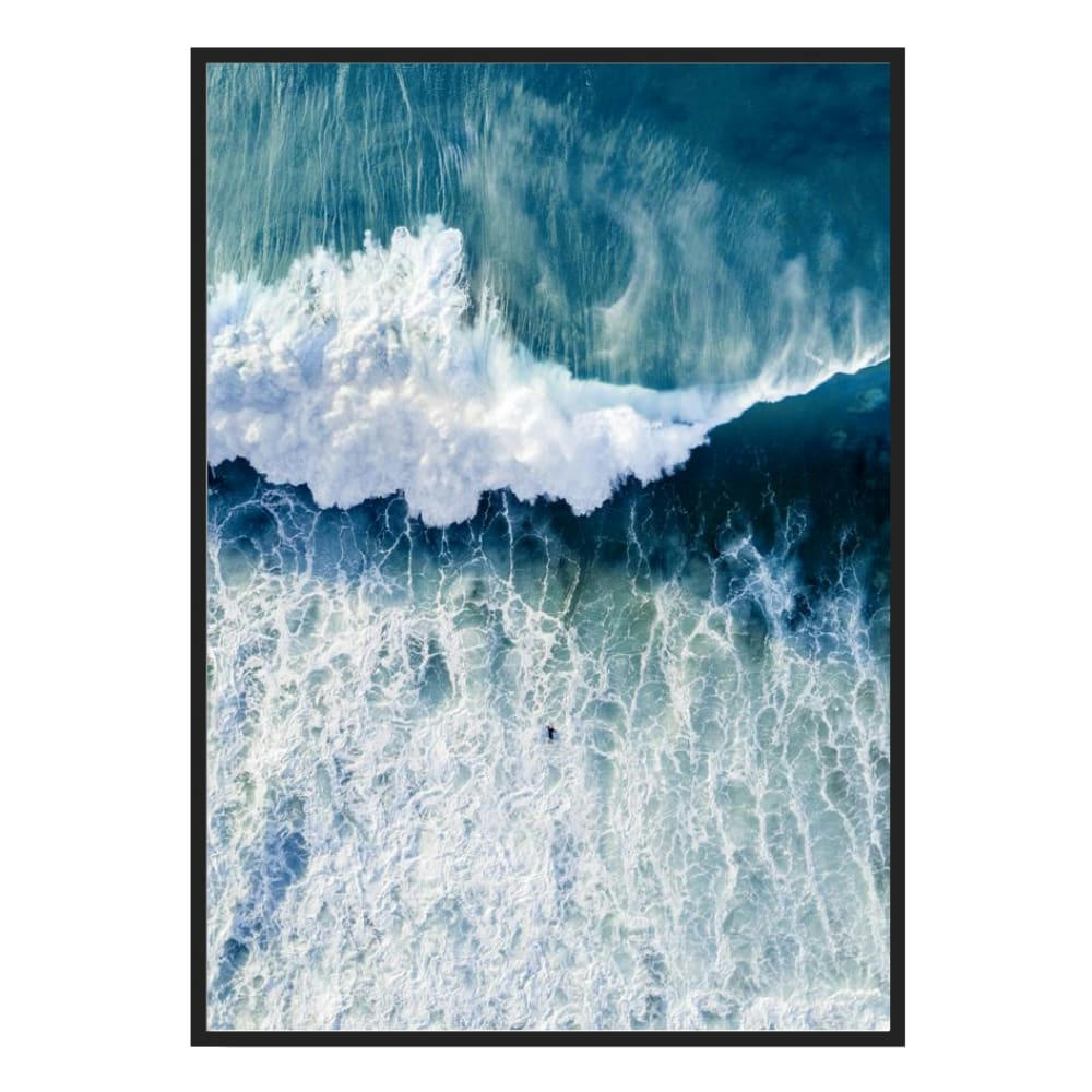 ARTESTA - Affiche décorative avec cadre coloré noir 50 x 70 cm ola