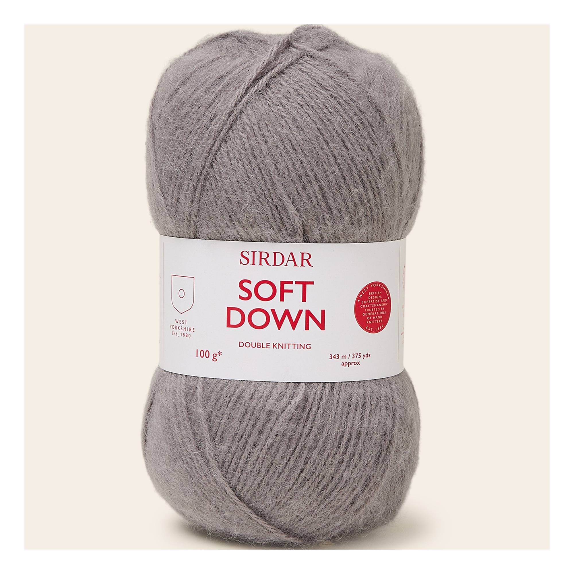 Sirdar Brushed Silver Soft Down DK 100g