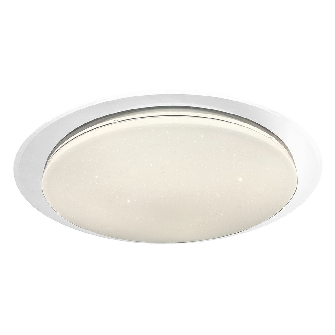 Plafon ONTARIO z pilotem okrągły biały LED 1x24W 40cm 1800lm IP20 Milagro