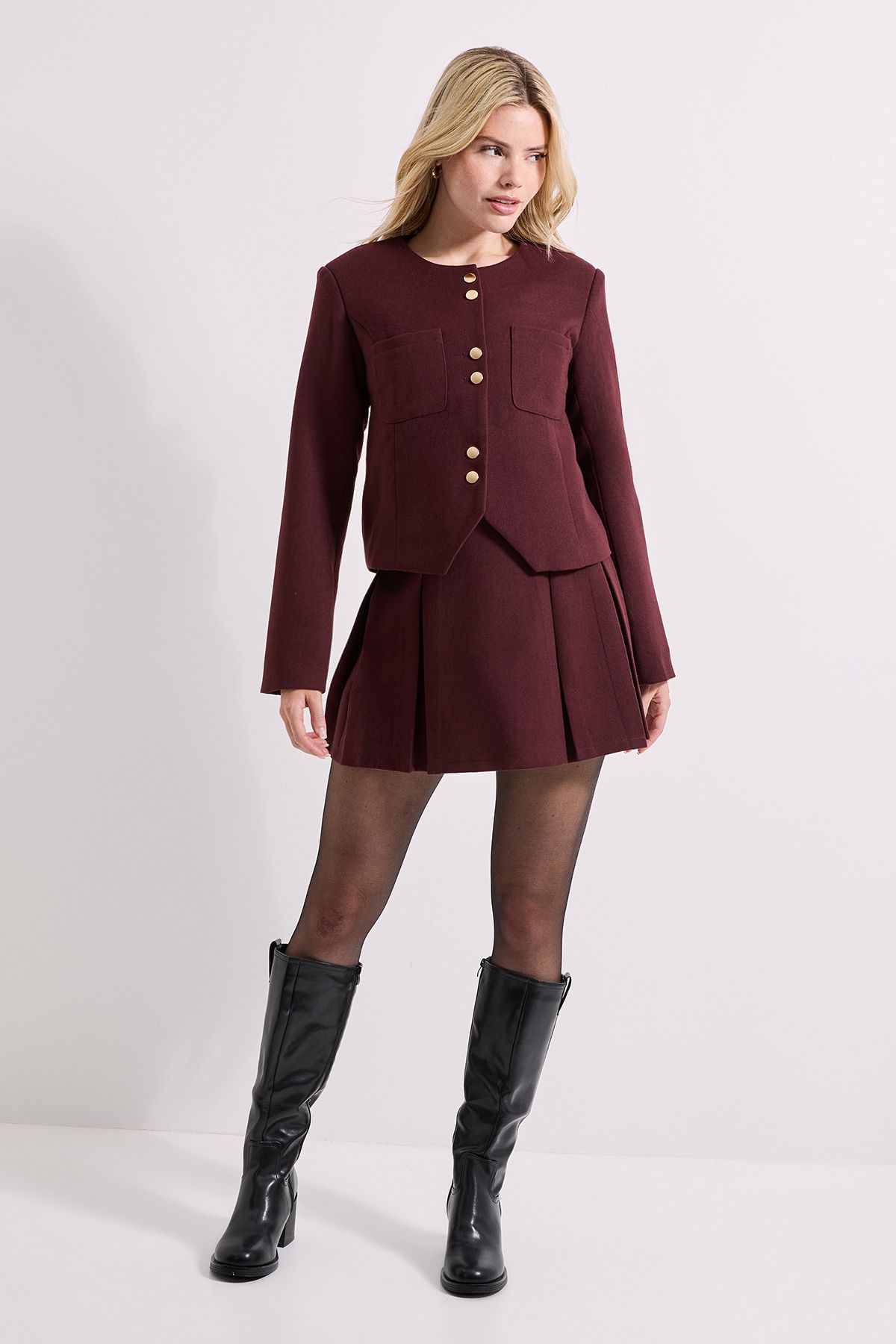 Dorothy Perkins Collarless Jacket