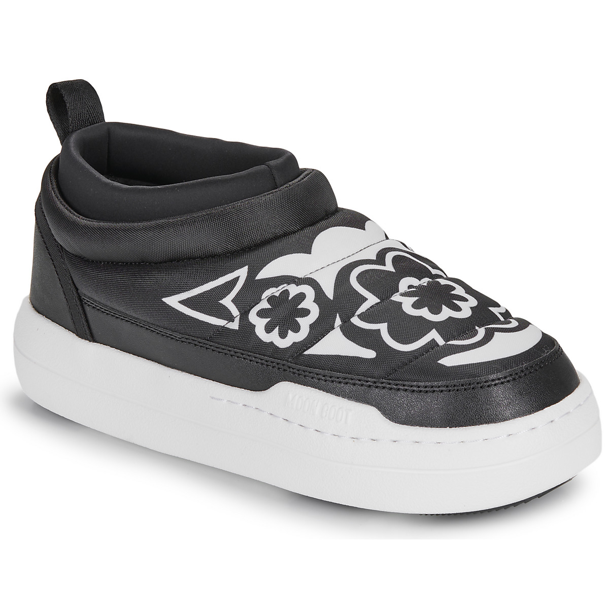 Moon Boot - MB PARK SOFT FLOWER - Black / White