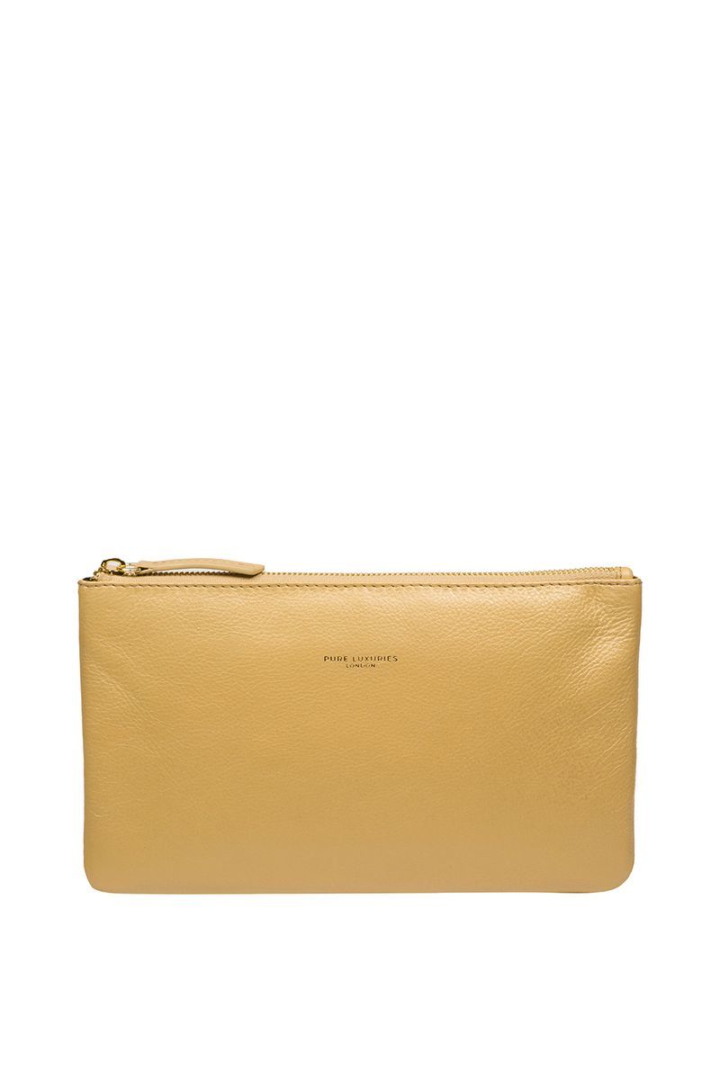 Pure Luxuries London Wilmslow' Nappa Leather Clutch Bag