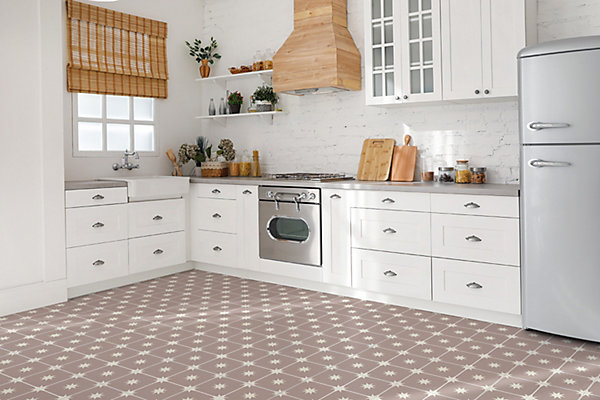 Carreaux vinyle Tulup 30x30 cm Carrés et étoiles 9 pcs
