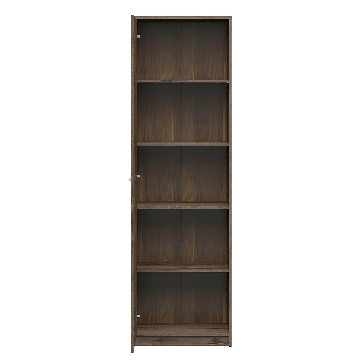 - Armoire colonne 1 porte stratifiés naturel foncé