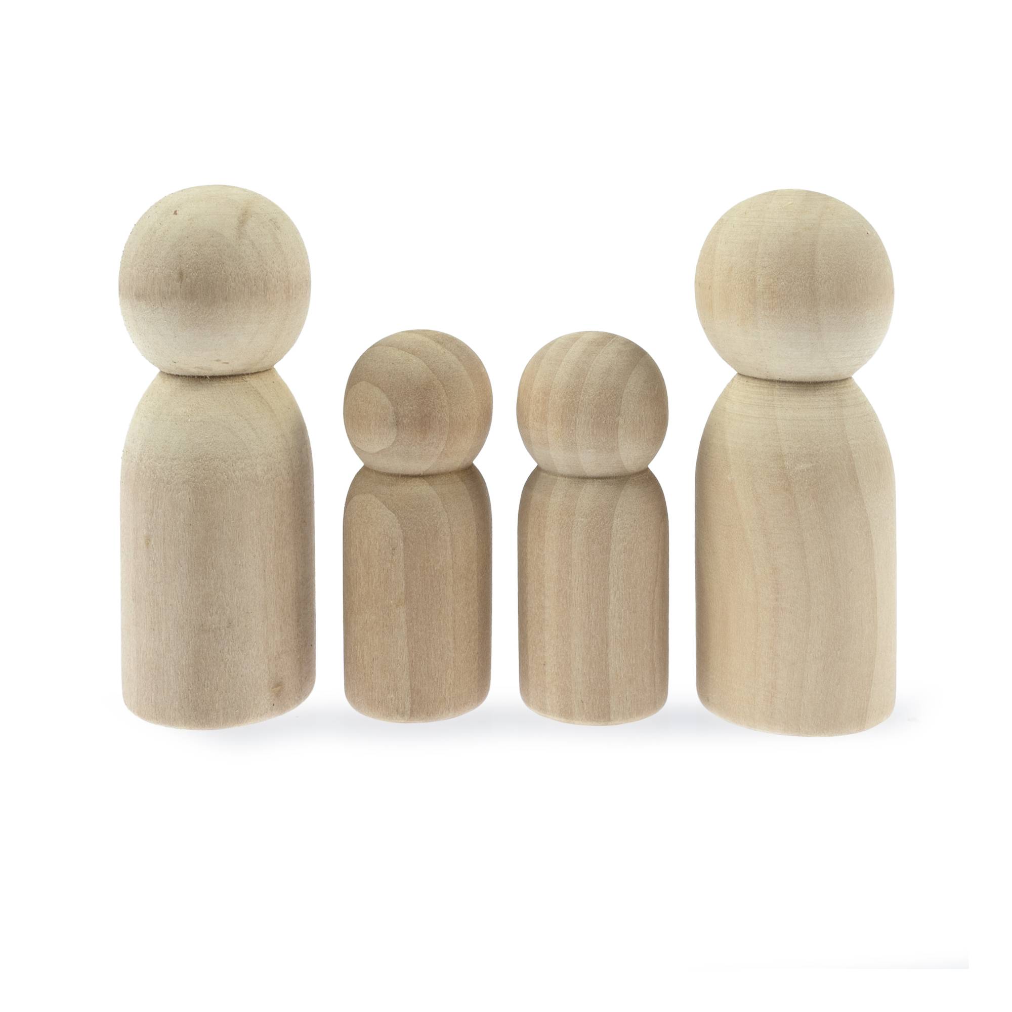 Decorate Your Own Wooden People 4 Pack