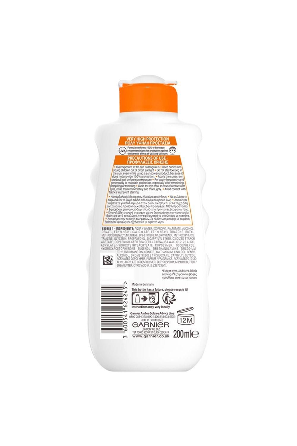 Garnier Ambre Solaire Ultra-Hydrating Shea Butter Sun Protection Cream SPF50