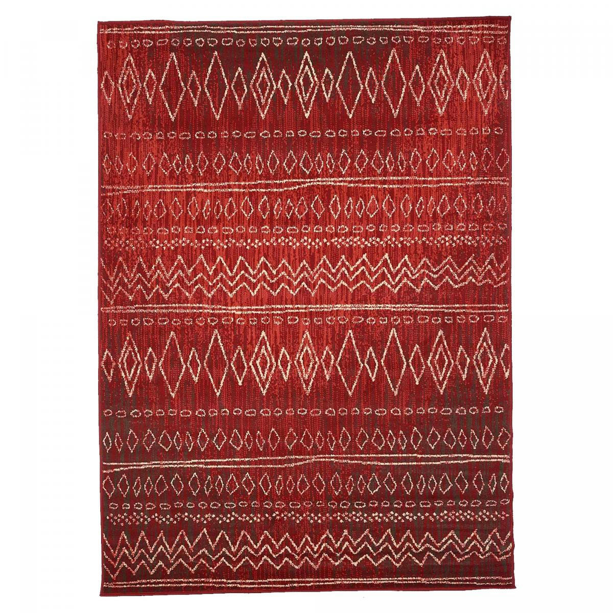 BC BERBERE 2 - Tapis berbère style rouge 160x225