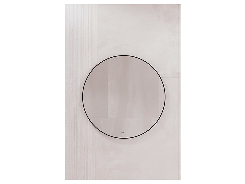 Lustro ścienne Vila 70 cm okrągłe czarne