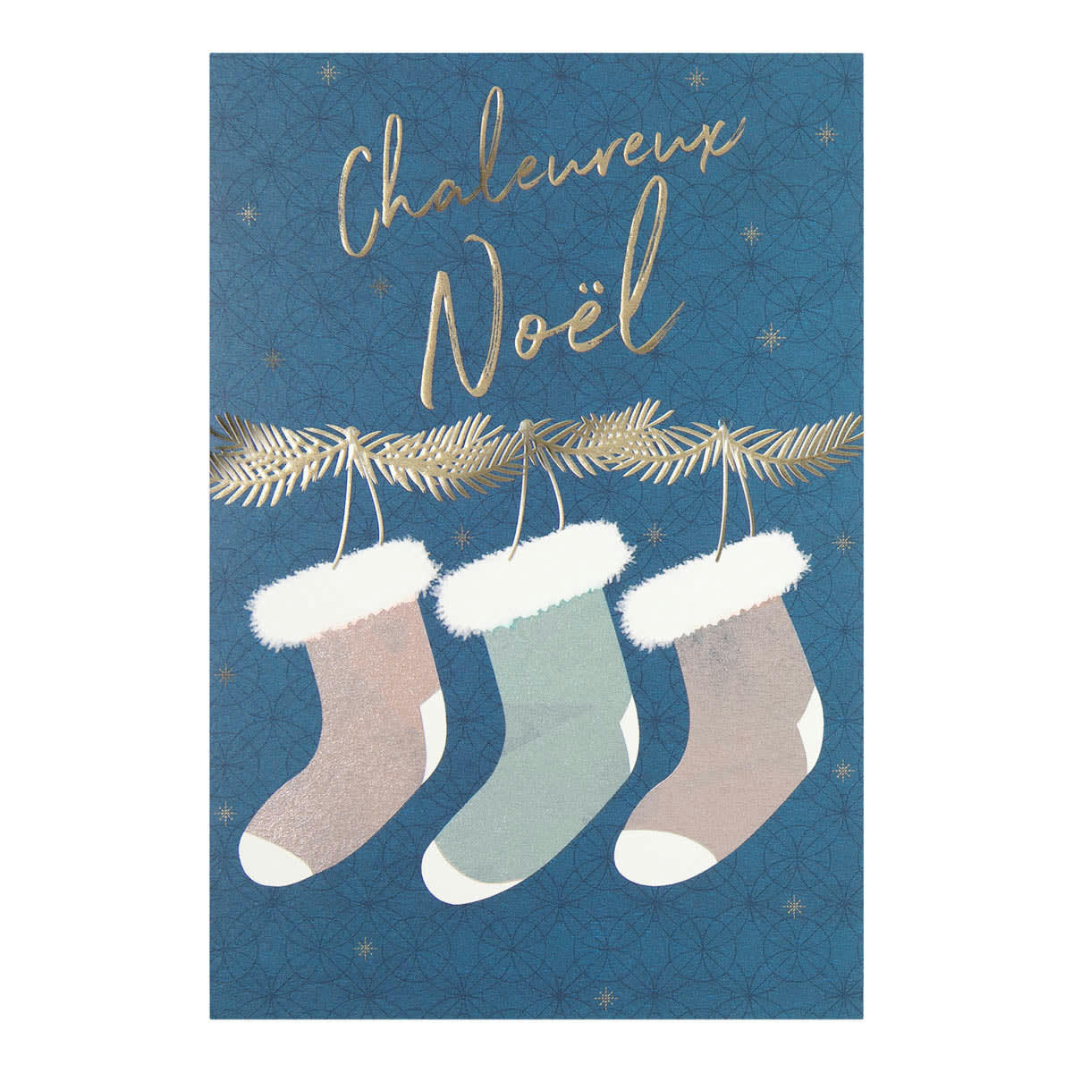 - Carte De Vœux Céleste Trio Chaussettes
