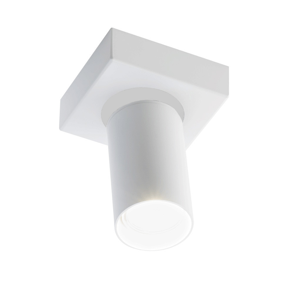 Spot reflektor kwadratowy biały TARUMI 1xGU10x10W wym:13x10x10cm IP20 Shilo