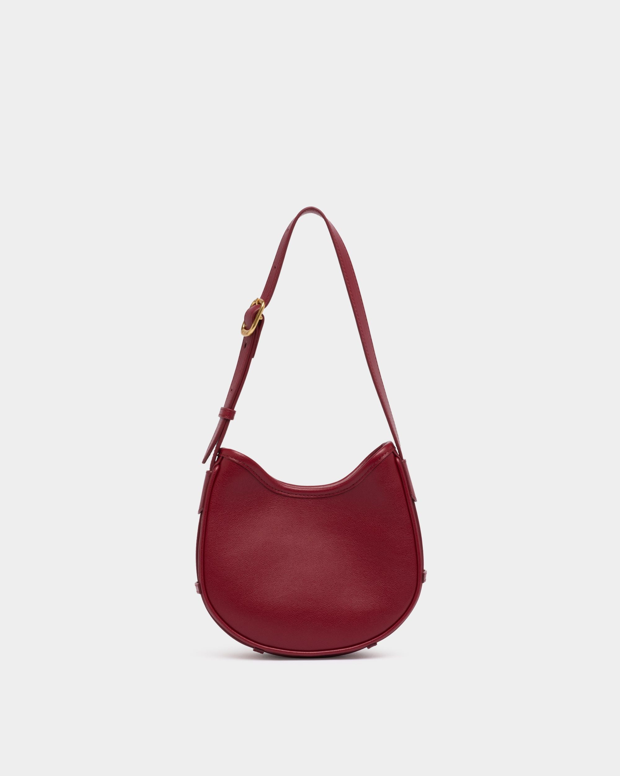 Signature Hobo Bag in Ruby Red Leather