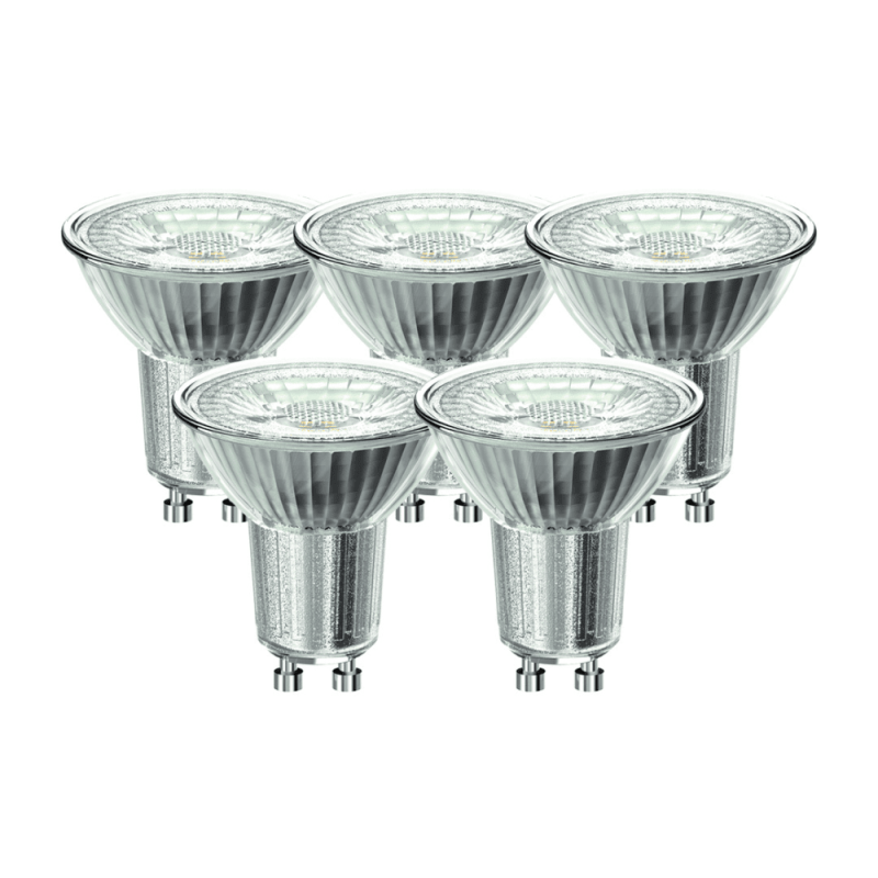 Ampoule LED GU10 blanc chaud 345 lm 4,8 W 5 pièces XANLITE