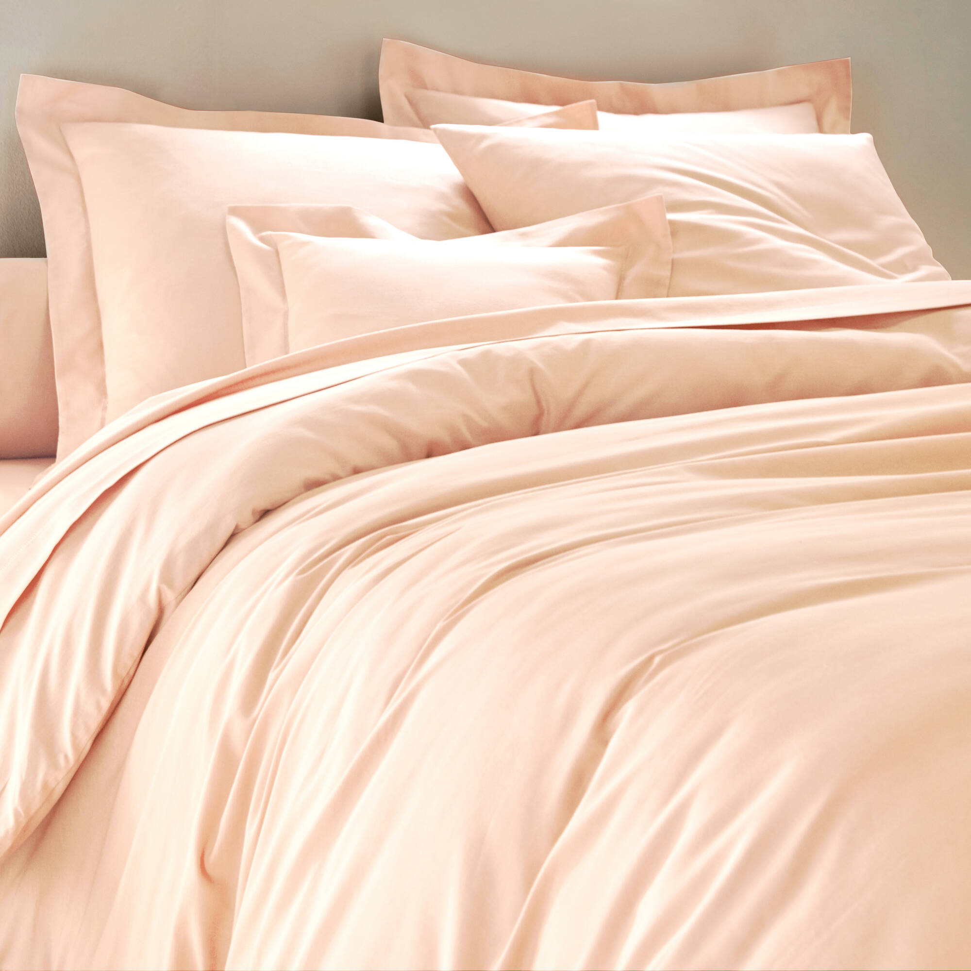 Linge de lit uni coton