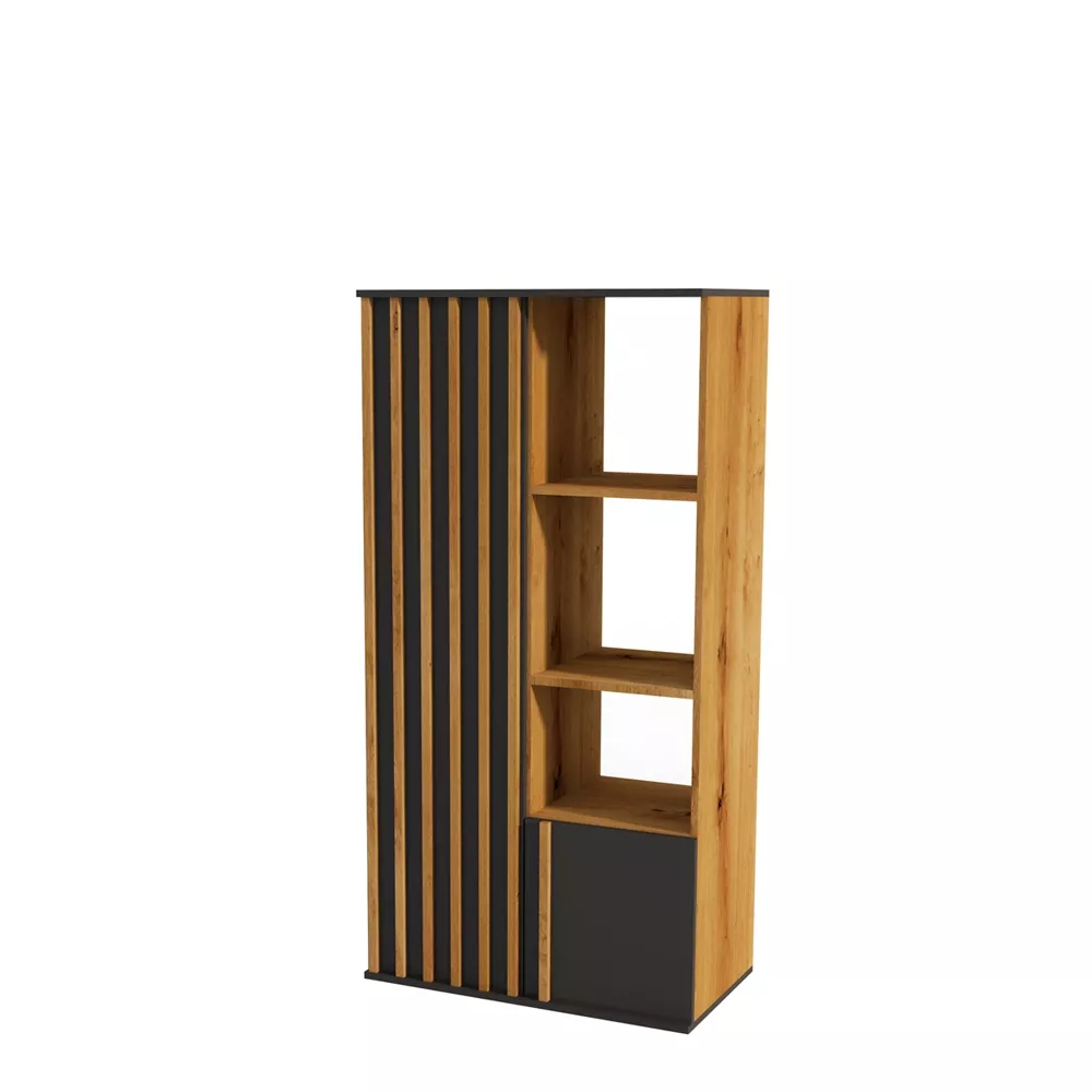 Nowoczesny regał do salonu 80 cm NELGARI