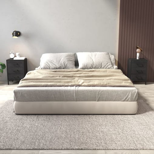 NNEVL Bedside Cabinets 2 pcs Black 36x30x54 cm Solid Wood Pine