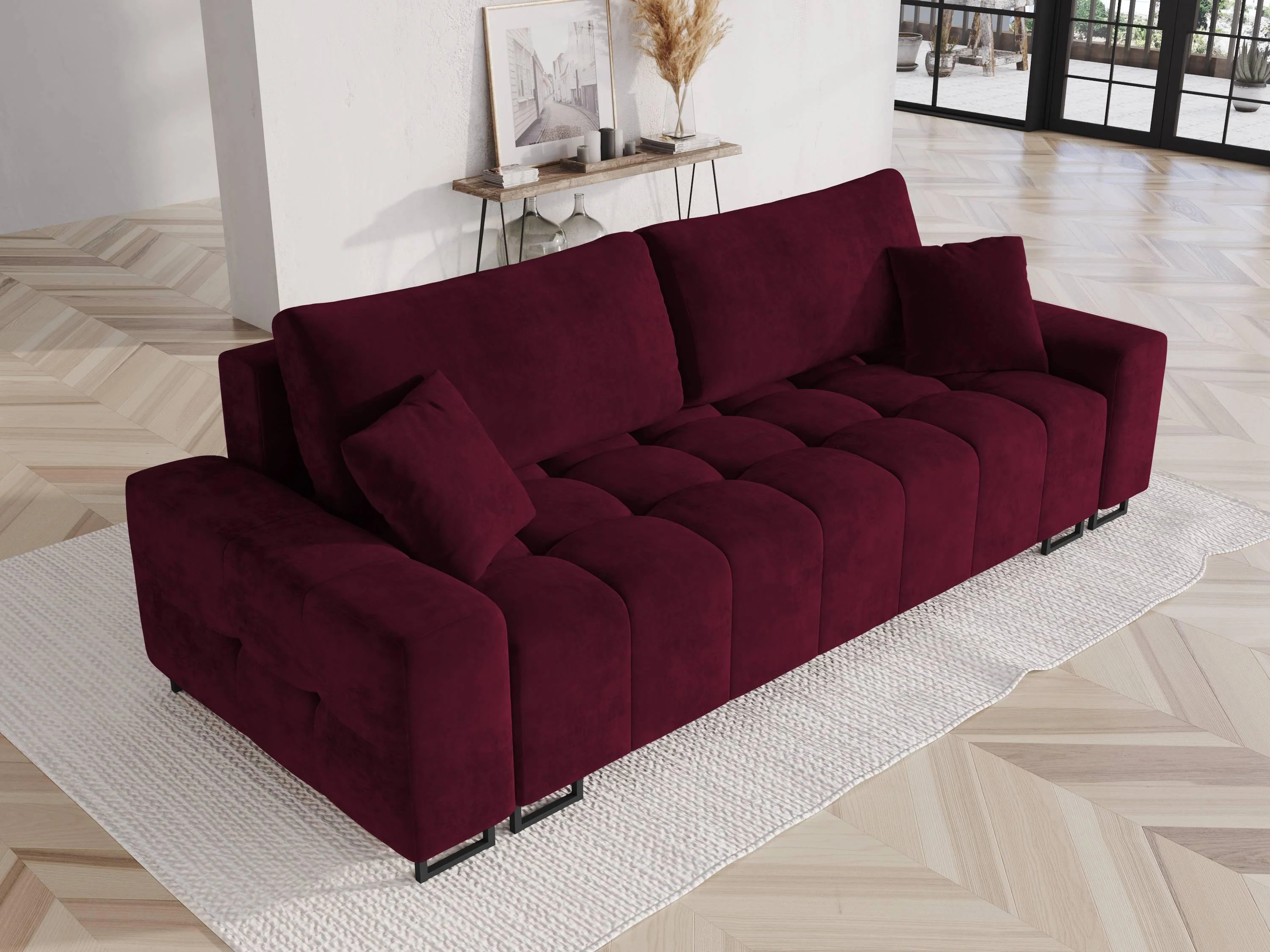 Slaapbank met opbergvak Wicklow velvet