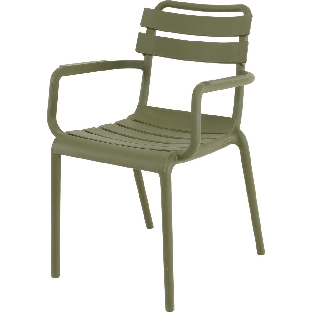 Lesli Living bistrostoel Torvi - groen - 54x56x81cm