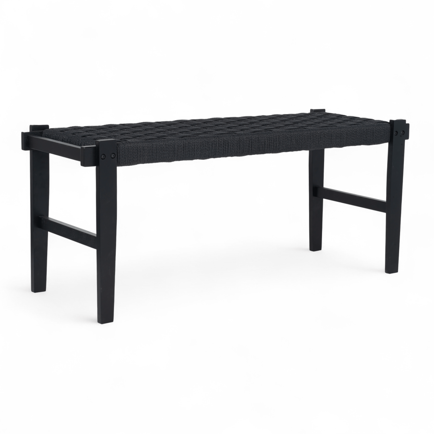 Furnhouse bankje Nobel - Zwart - 38x110x47