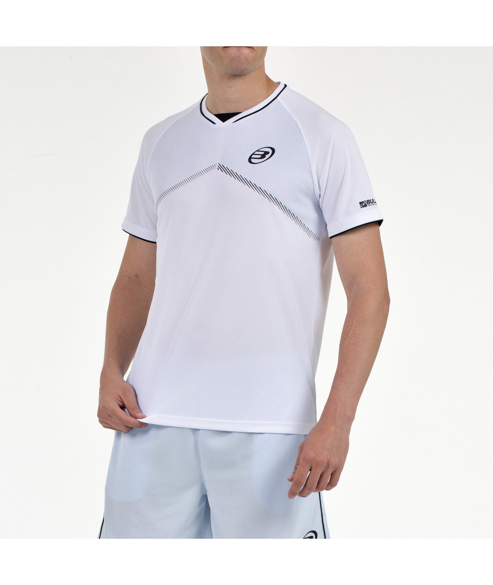 CAMISETA BULLPADEL CASAR BLANCO